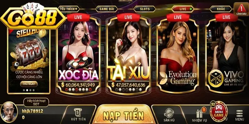 Hệ thống vận hành Go88 được xây dựng trên nền tảng công nghệ tiên tiến