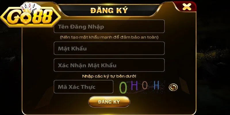 Hệ thống bảo mật tốt nên anh em có thể yên tâm đăng ký Go88