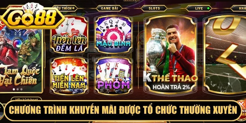 Các chương trình khuyến mãi được hệ thống tổ chức thường xuyên