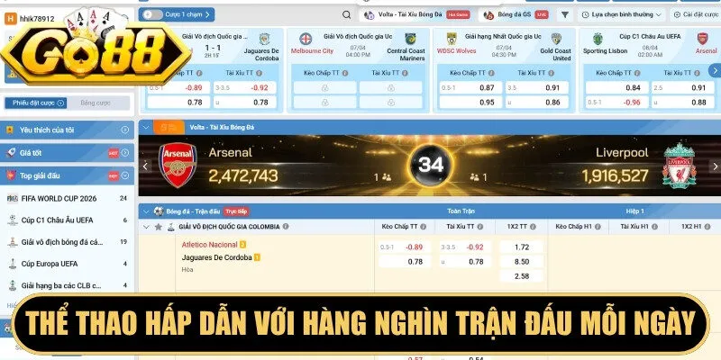 Thể thao là chuyên mục giải trí hấp dẫn, với hàng nghìn trận đấu mỗi ngày