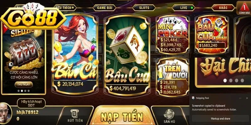 App Go88 là ứng dụng giải trí trực tuyến uy tín, xanh chín